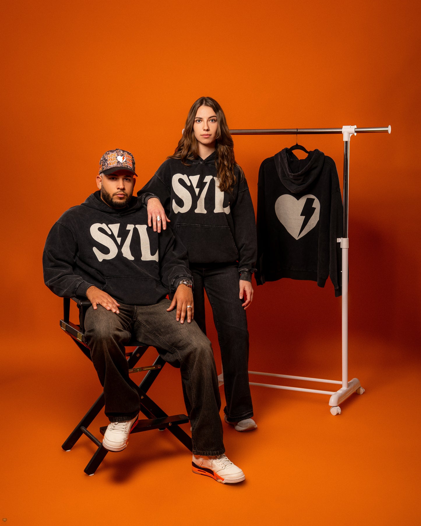 Washed Black SYL Hoodie