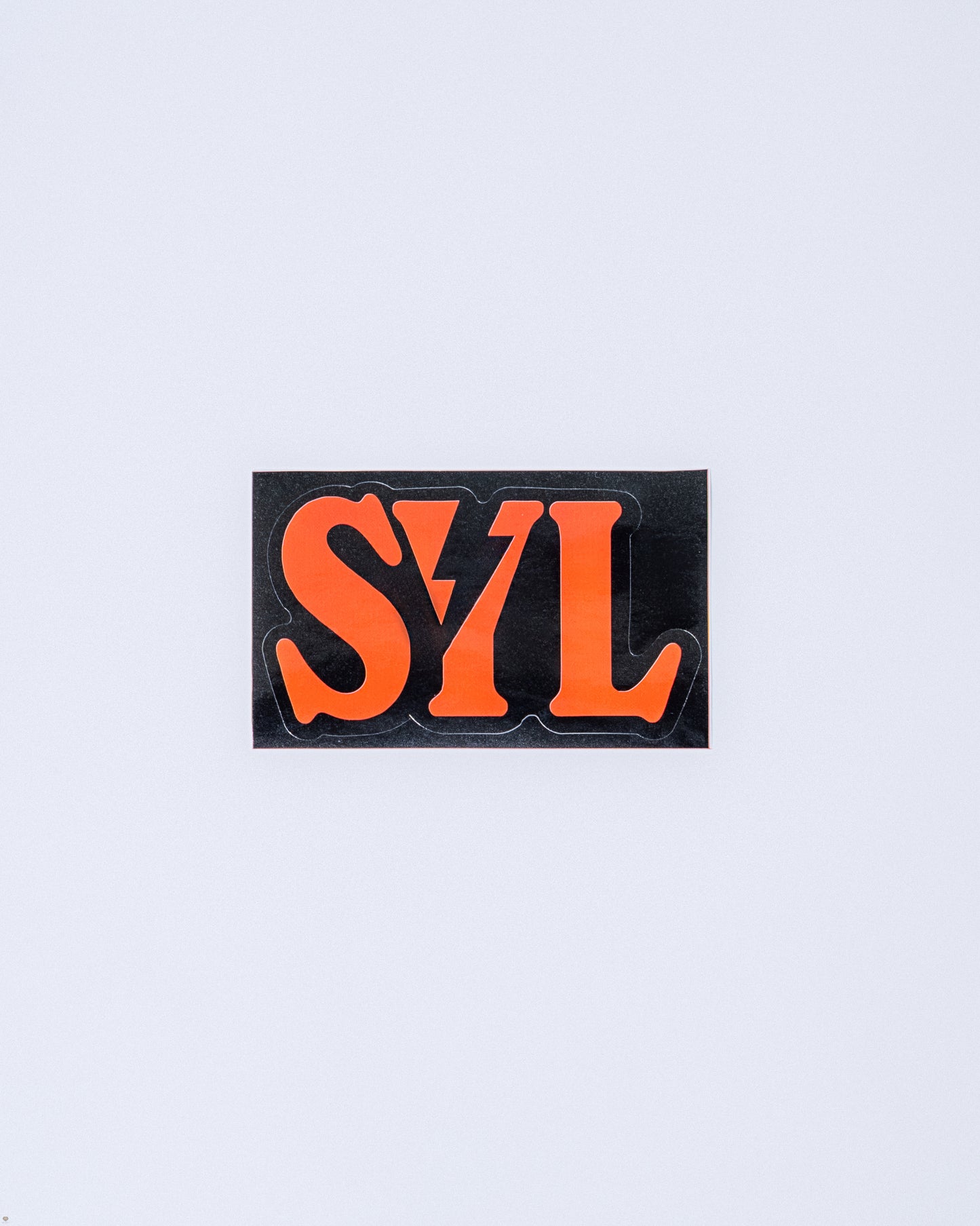 SYL Logo Sticker – Orange & Black