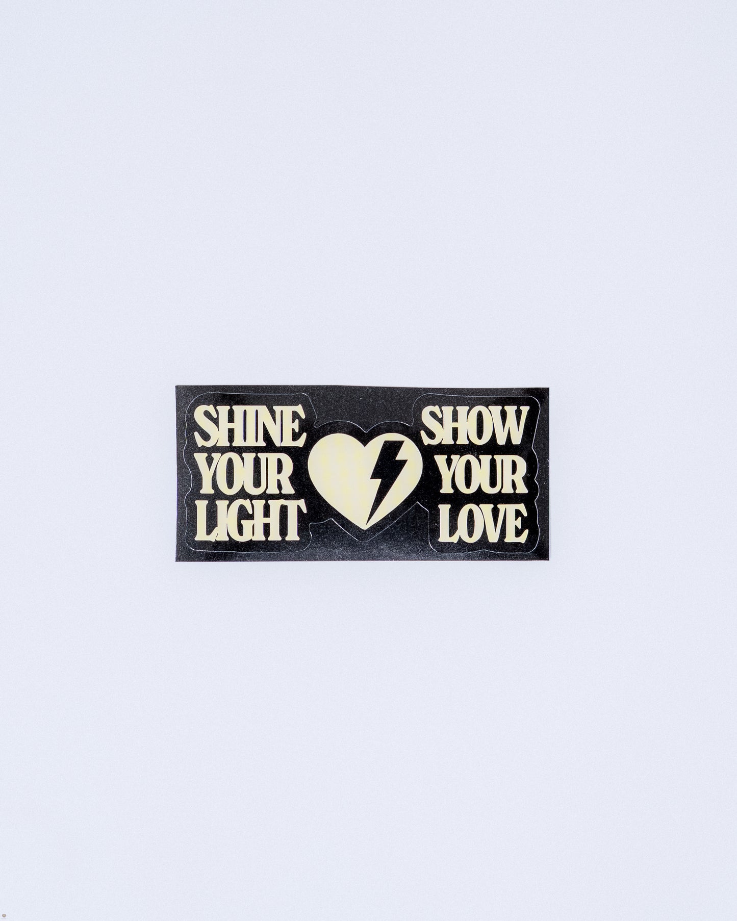SYL Logo Sticker - Black & Off-White
