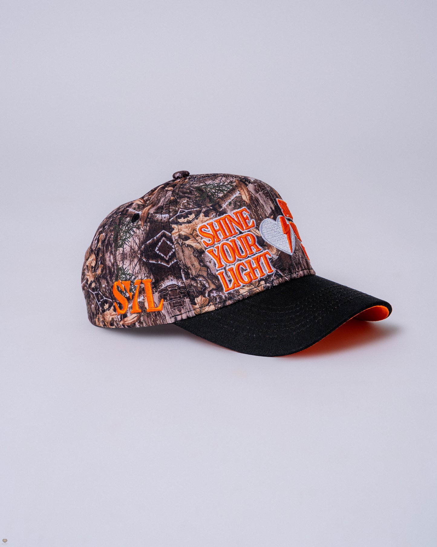 Camo & Orange Trucker Hat