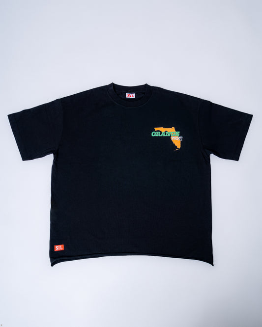 Orange Fest Florida Tee - Black