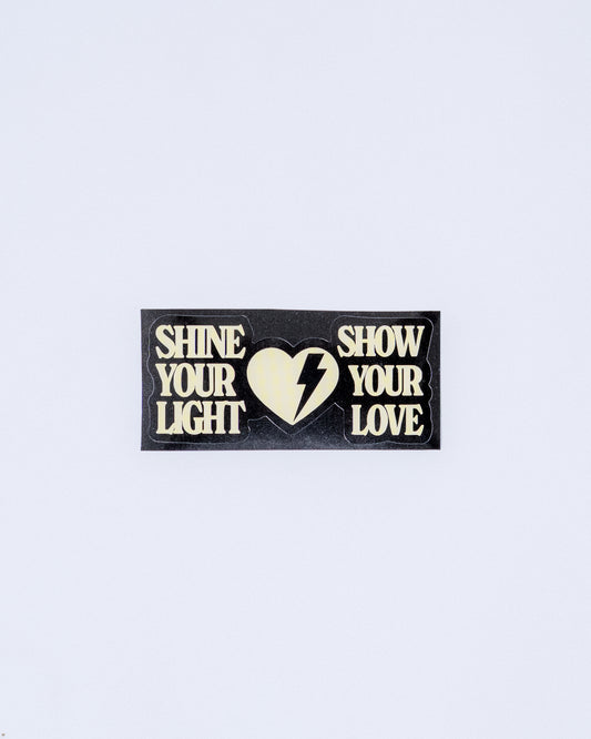 SYL Logo Sticker - Black & Off-White