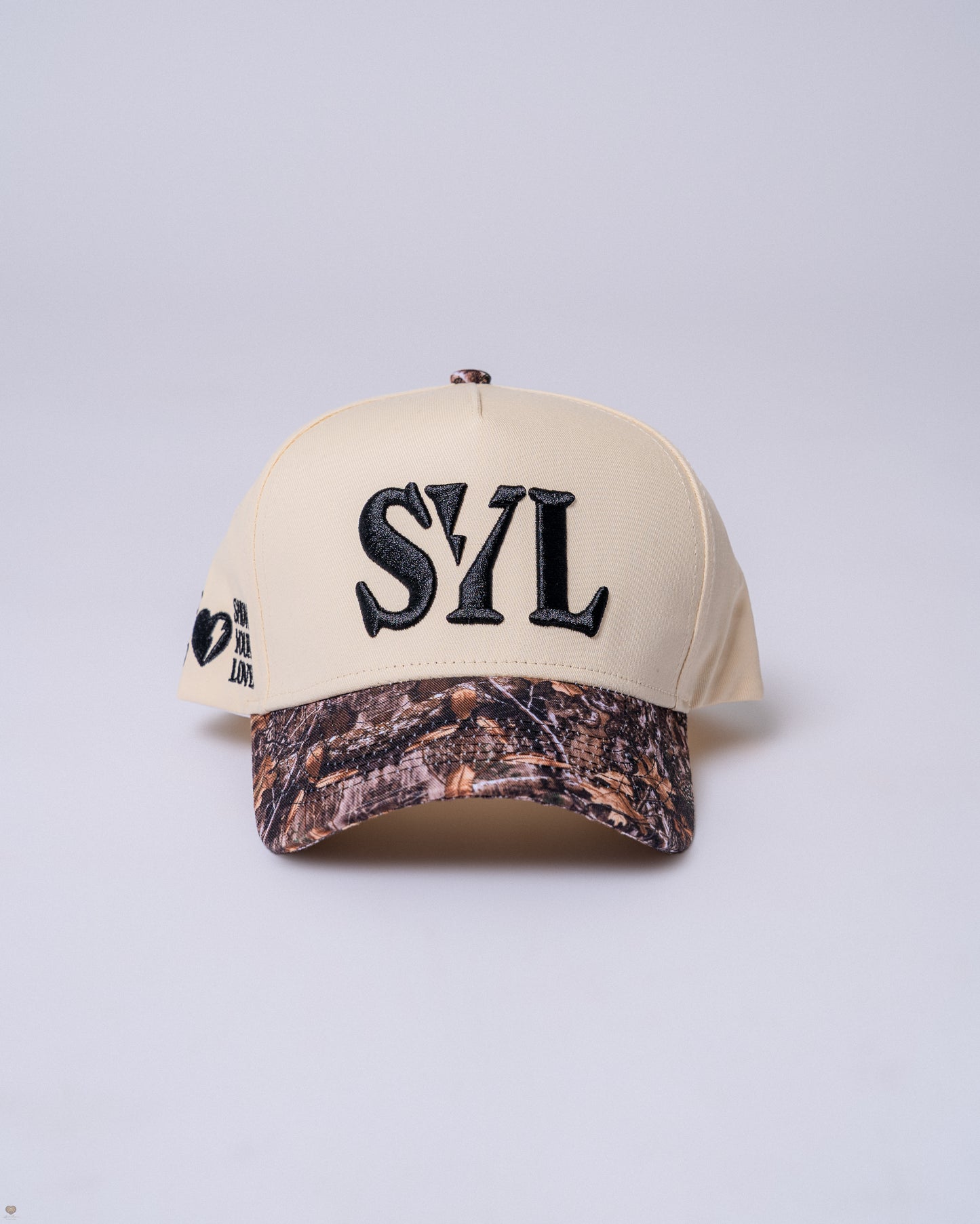 Beige & Camo Trucker Hat